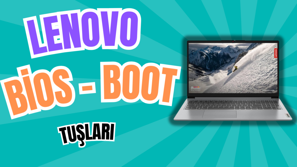 Lenovo bios ve boot tu u biosa nas l girilir bak oku